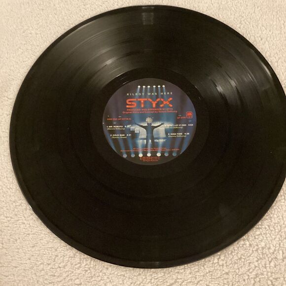 Styx Kilroy Was Here LP Vinyl Record Album 33rpm 1983 Classic Rock - Picture 7 of 11